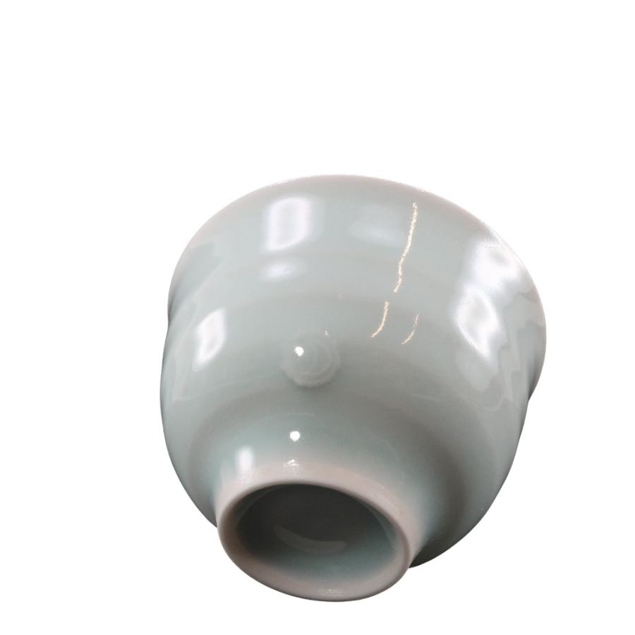 八木明 造 藍杯 ぐい呑 食器 陶磁器 ユニセックス【I172725021】中古
