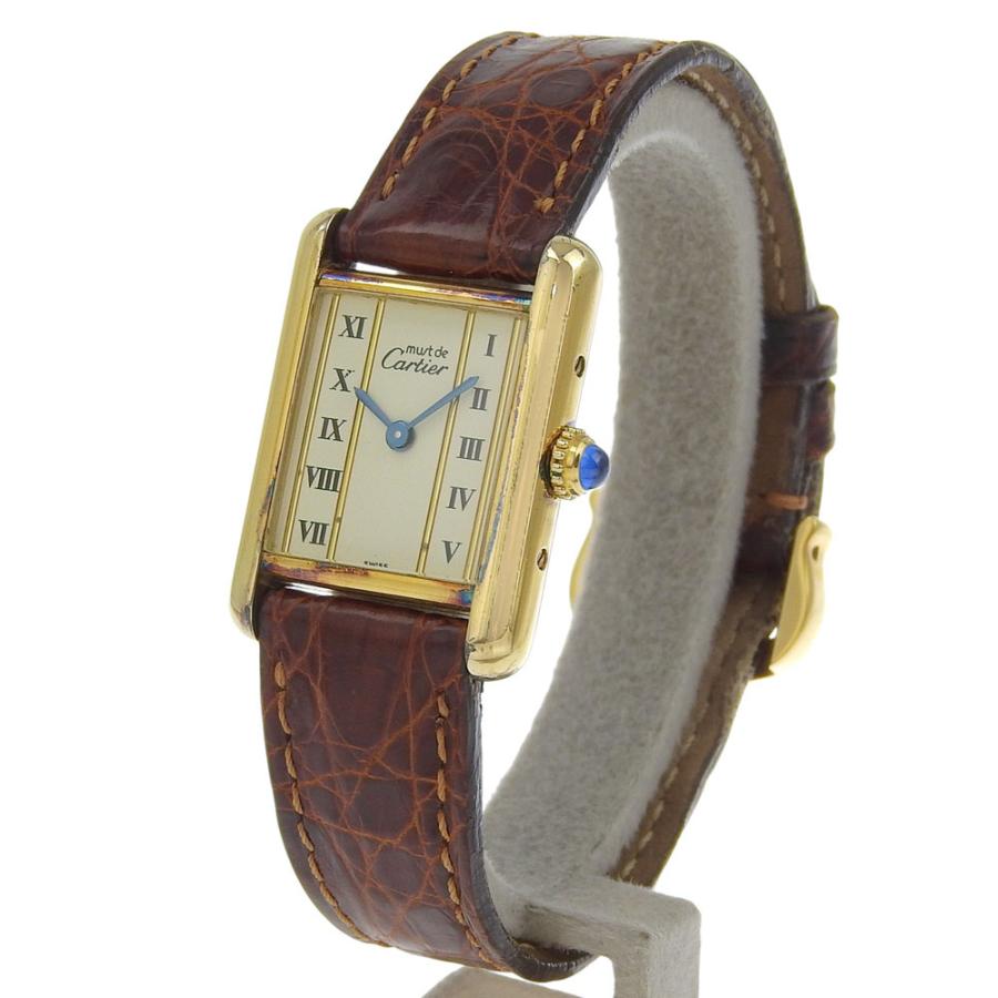 Cartier CARTIER カルティエ マストタンクSM W1003053 腕時計 シルバー  