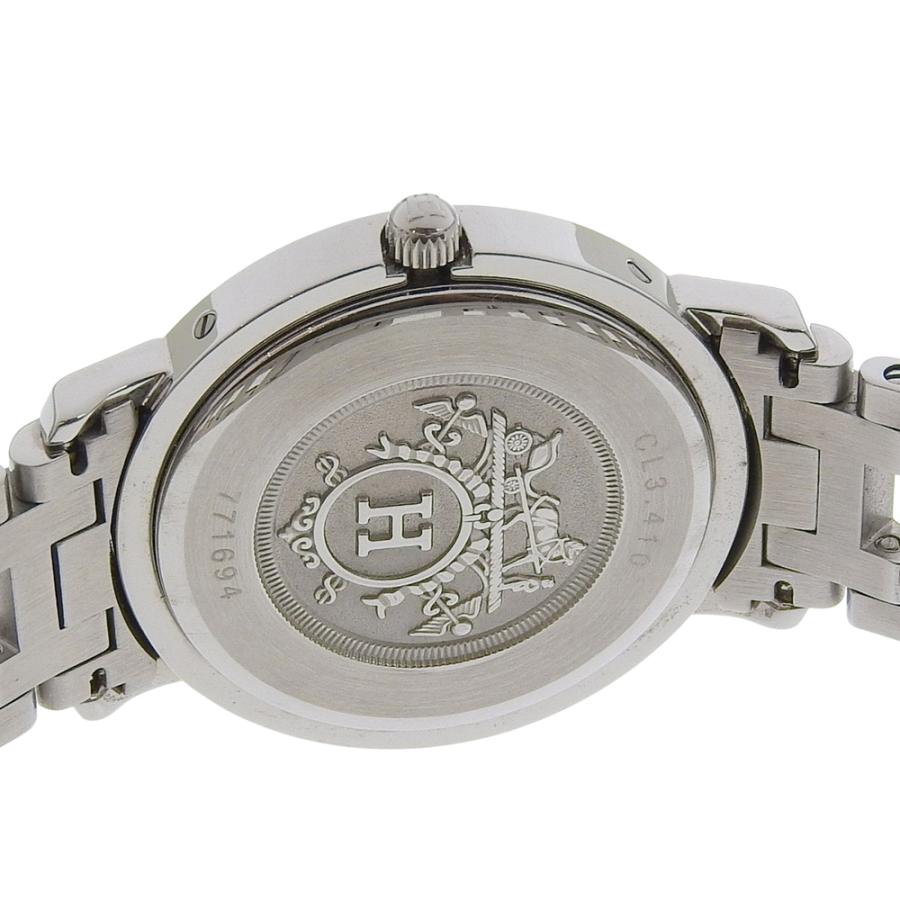 HERMES（エルメス） クリッパー CL3.410 腕時計 SS クオーツ アナログ