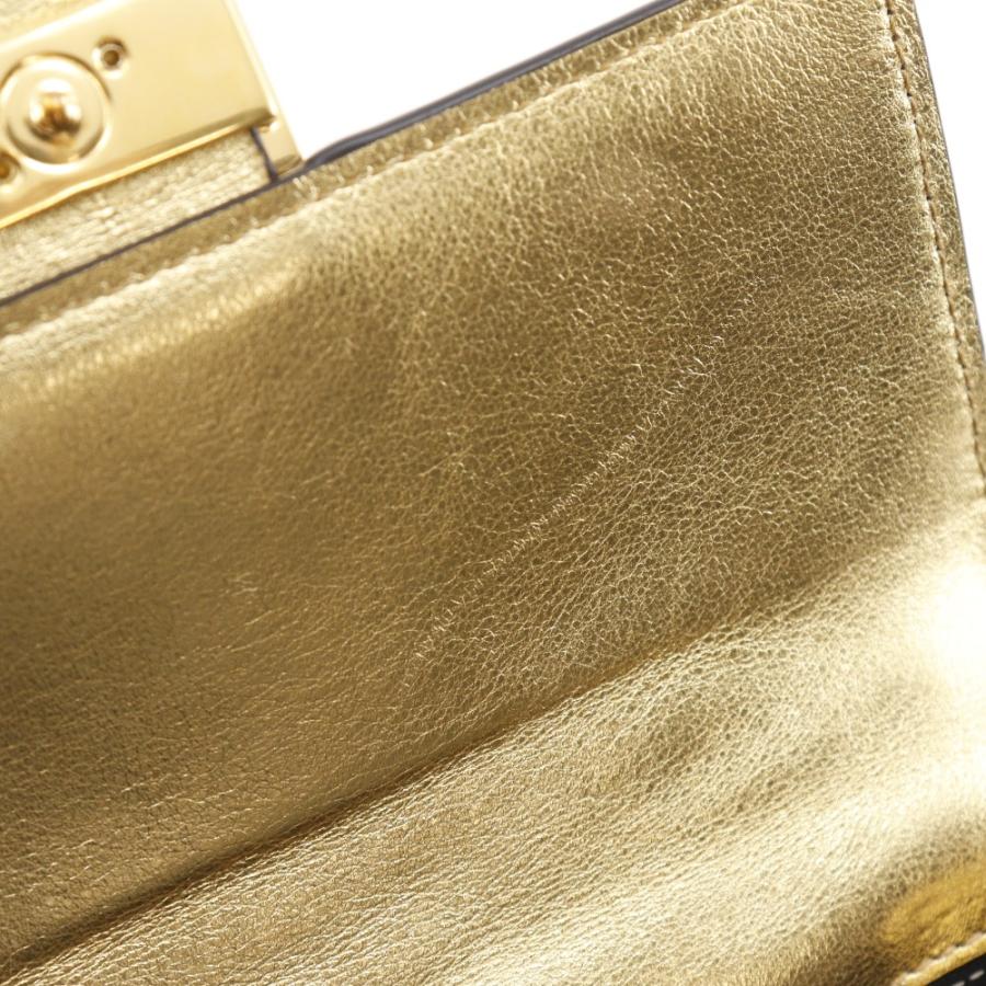 FENDI フェンディ エンボスFF ズッカ柄 8M0419 二つ折り財布 カーフ  