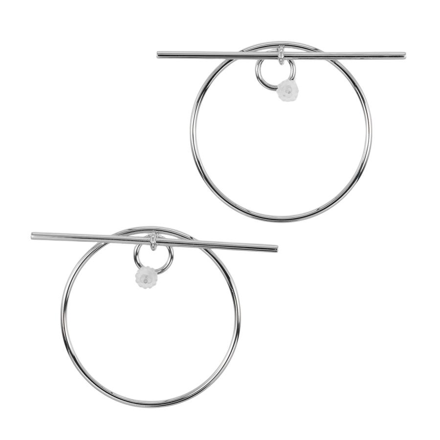 HERMES（エルメス） ループ エシャペ MM ピアス シルバー925 約10.6g