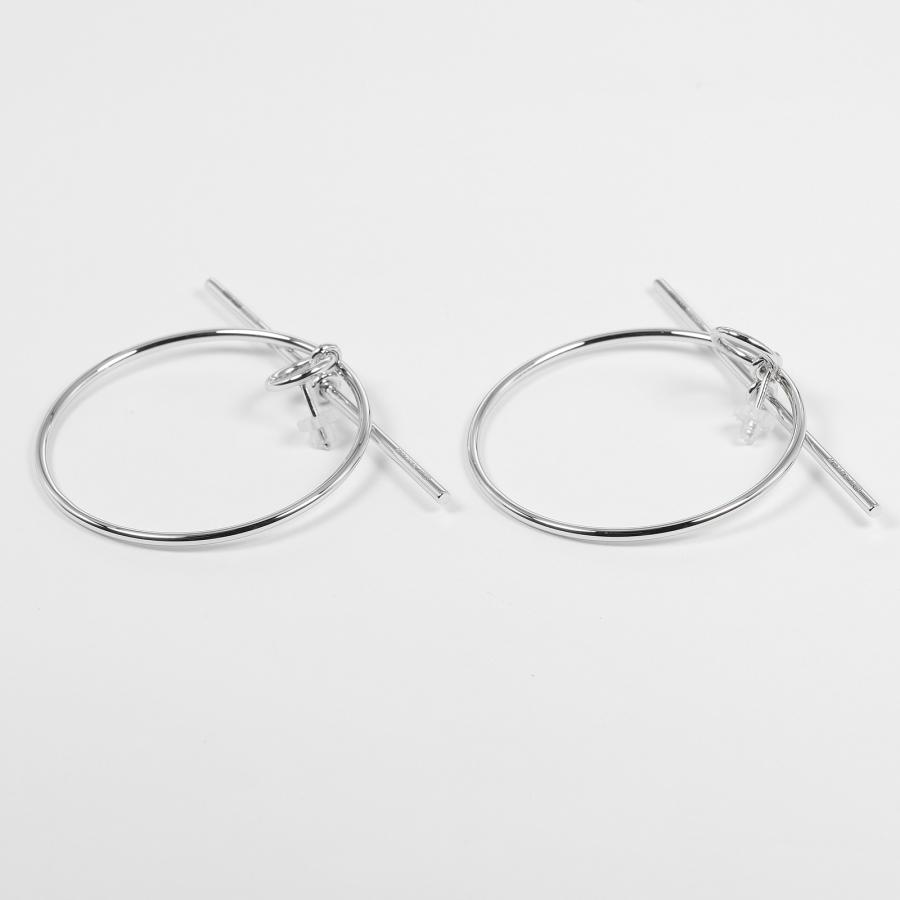 HERMES（エルメス） ループ エシャペ MM ピアス シルバー925 約10.6g