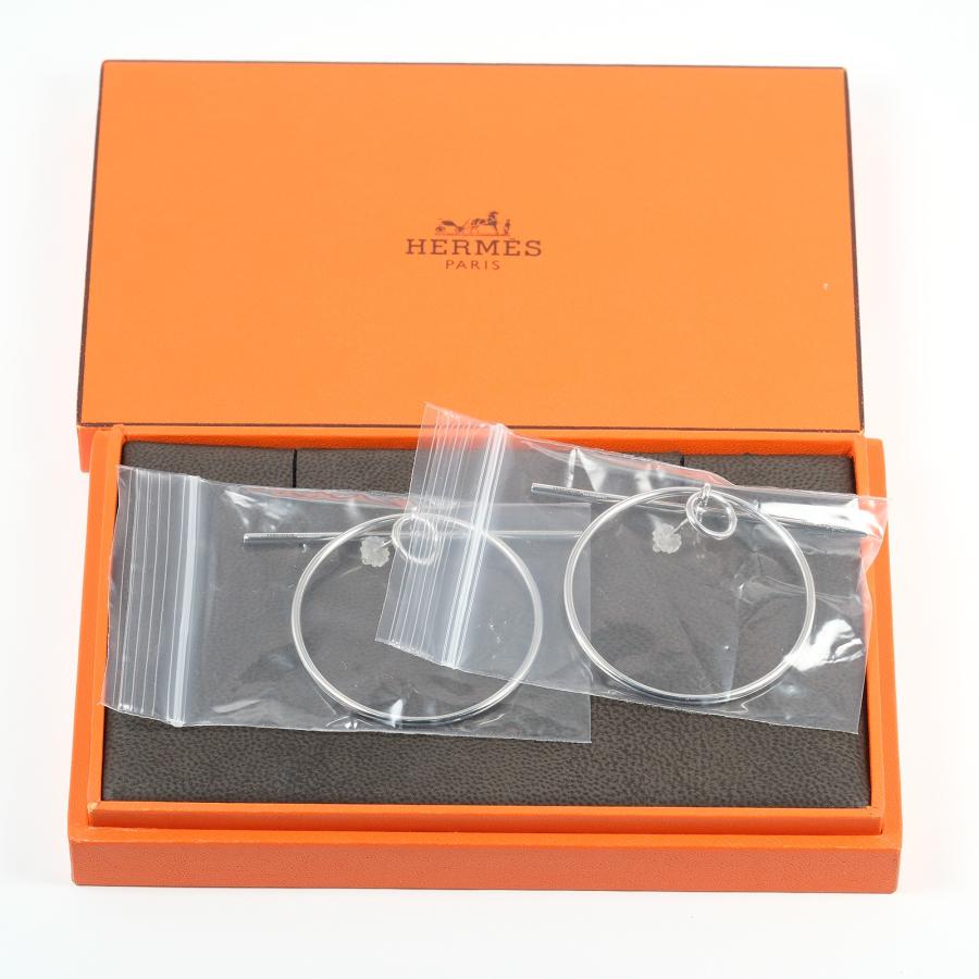 HERMES（エルメス） ループ エシャペ MM ピアス シルバー925 約10.6g