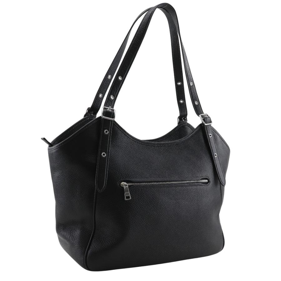 COACH（コーチ） MEADOW SHOULDER BAG CM074 トートバッグ レザー 黒