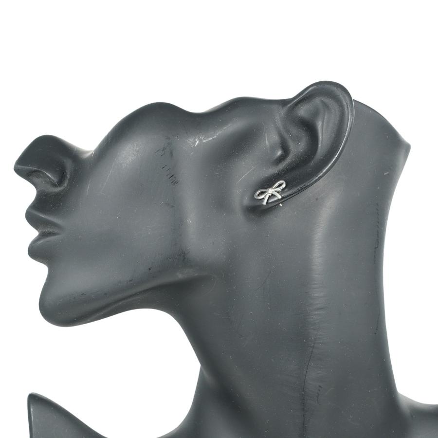 TIFFANY&Co.（ティファニー） リボン ピアス シルバー925 約1.35g