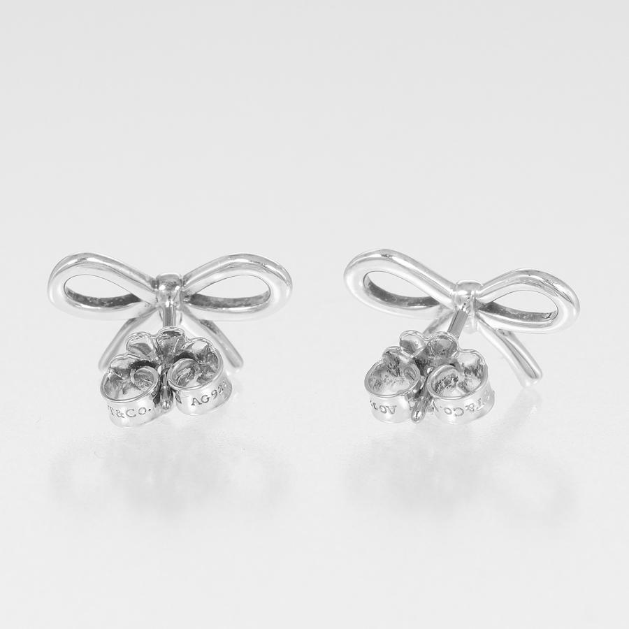 TIFFANY&Co.（ティファニー） リボン ピアス シルバー925 約1.35g