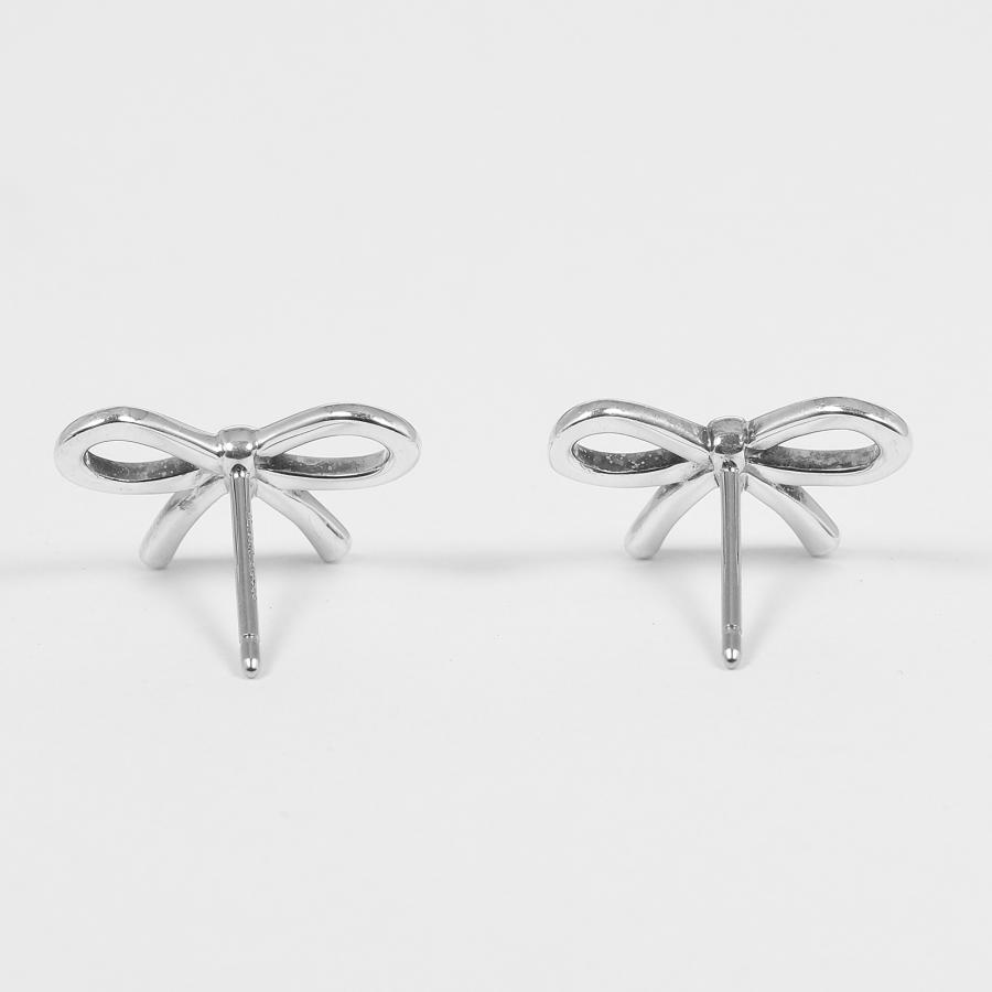 TIFFANY&Co.（ティファニー） リボン ピアス シルバー925 約1.35g