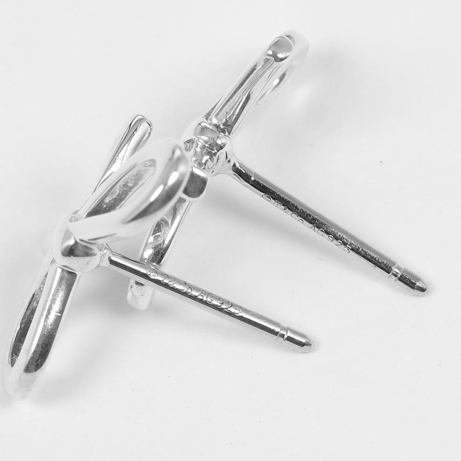 TIFFANY&Co.（ティファニー） リボン ピアス シルバー925 約1.35g