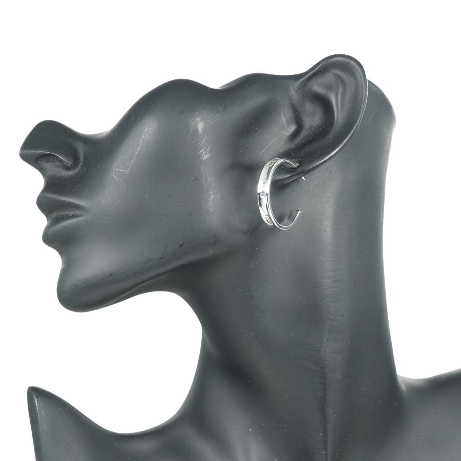 ★ティファニー　ナロー　フープ　ピアス　ミディアム　シルバー　両耳　美品 ティファニー ナロー フープ ピアス ミディアム シルバー 両耳 美品