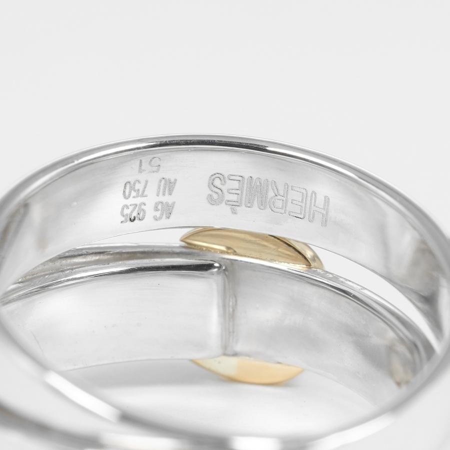 HERMES（エルメス） ダブルトゥルー ベルトモチーフ ビンテージ リング