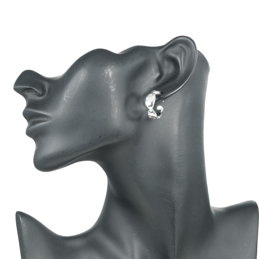 CHANEL（シャネル） フープ ロゴ ピアス シルバー925 レディース