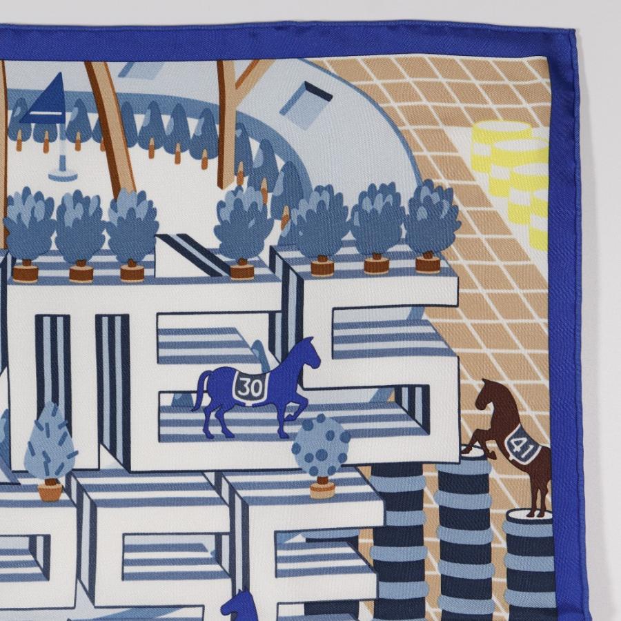 HERMES（エルメス） カレ45 Horse Club Detail ガヴロッシュ クラブ