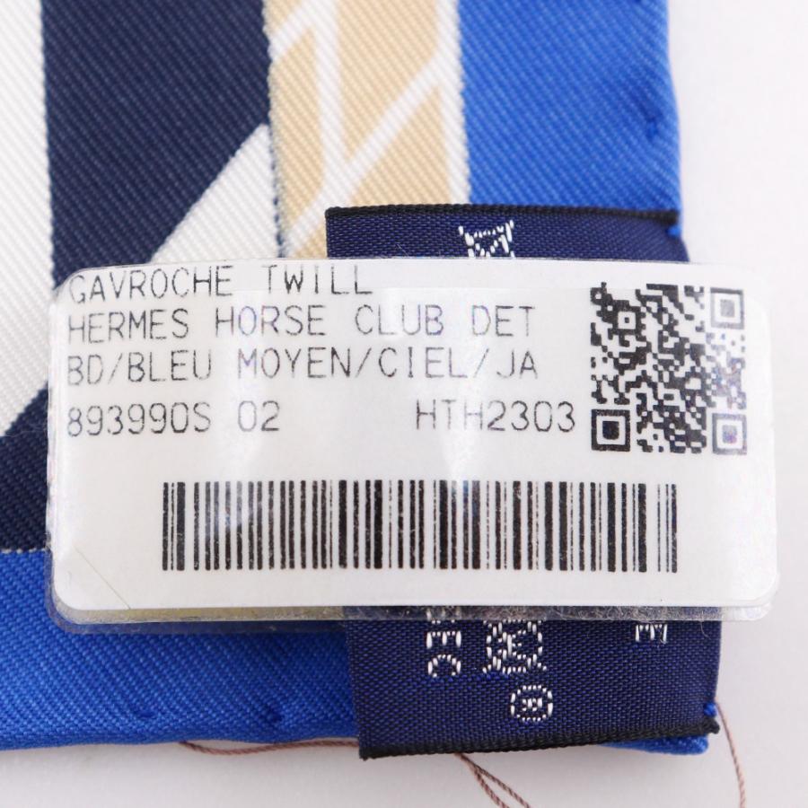 HERMES（エルメス） カレ45 Horse Club Detail ガヴロッシュ クラブ