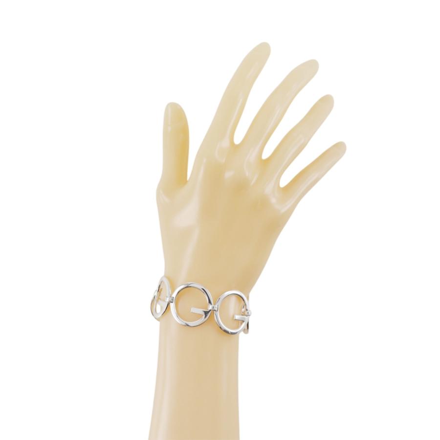 GUCCI（グッチ） Gロゴ サークル ブレスレット シルバー925 約29.7g 