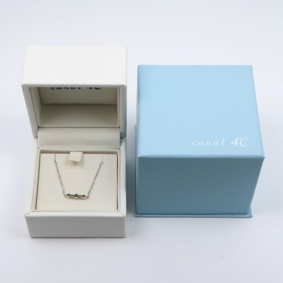 canal4℃ カナルヨンドシー トリプルスター ブレスレット K10ホワイト 