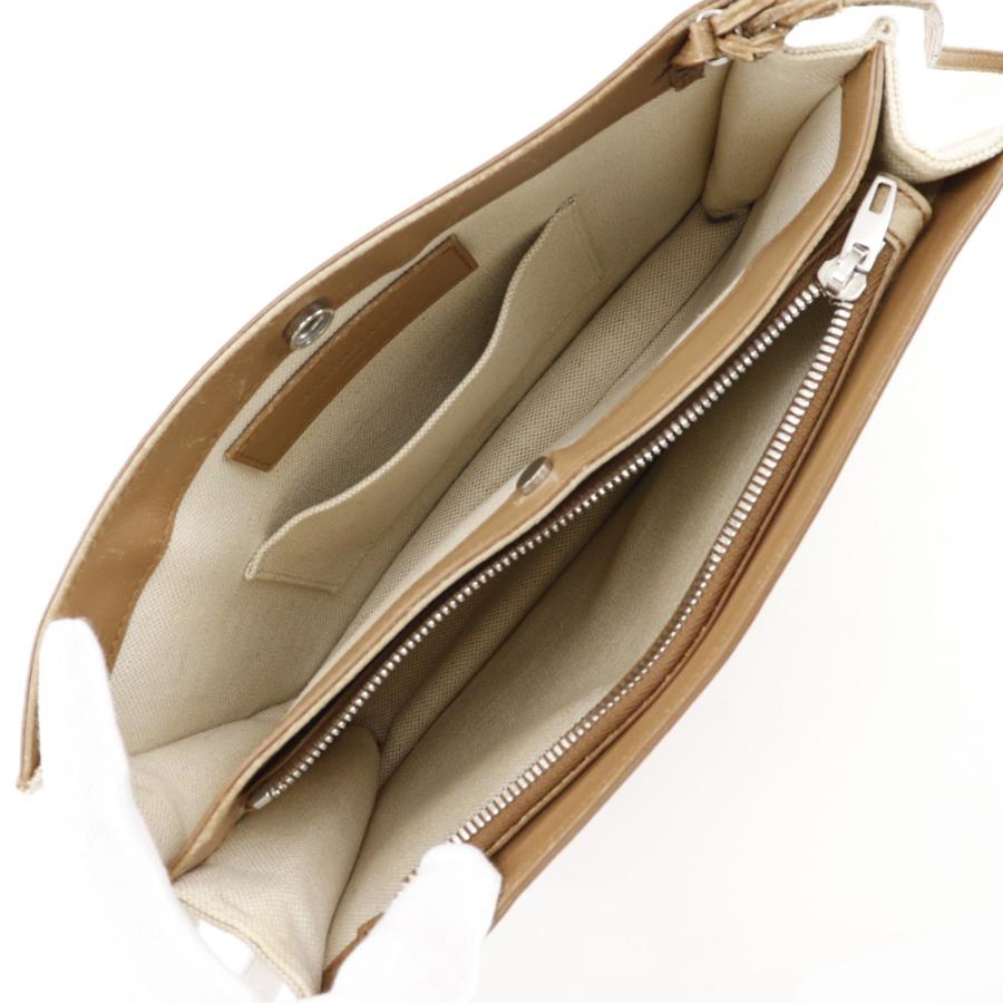 【BALENCIAGA】バレンシアガ ネイビー ポシェット 339937 キャンバス×レザー 茶 レディース ショルダーバッグ バレンシアガ(Balenciaga) ネイビー・ポシェット 339937 メンズ
