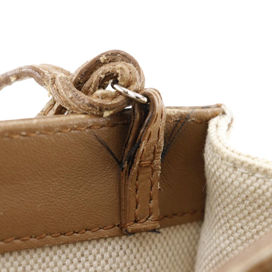 【BALENCIAGA】バレンシアガ ネイビー ポシェット 339937 キャンバス×レザー 茶 レディース ショルダーバッグ BALENCIAGA（バレンシアガ） ネイビー ポシェット 339937 ショルダー