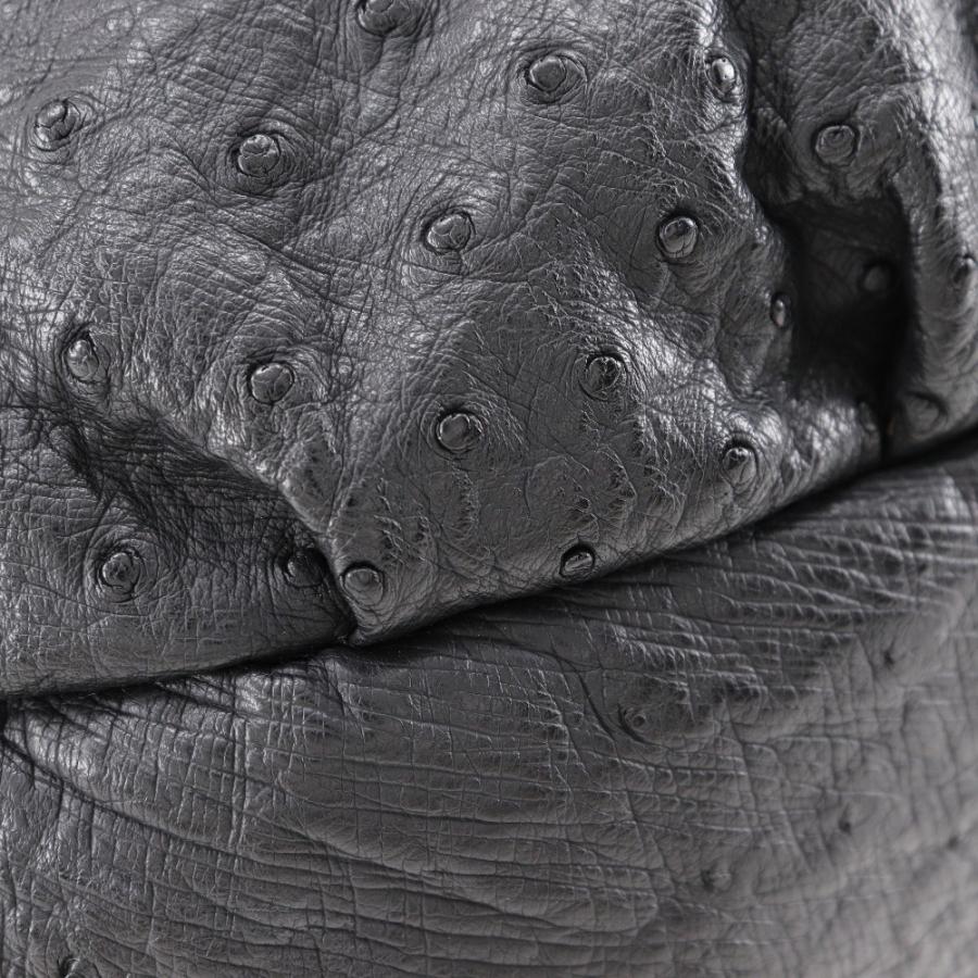 LOEWE（ロエベ） ヴィンテージ トートバッグ オーストリッチ 黒