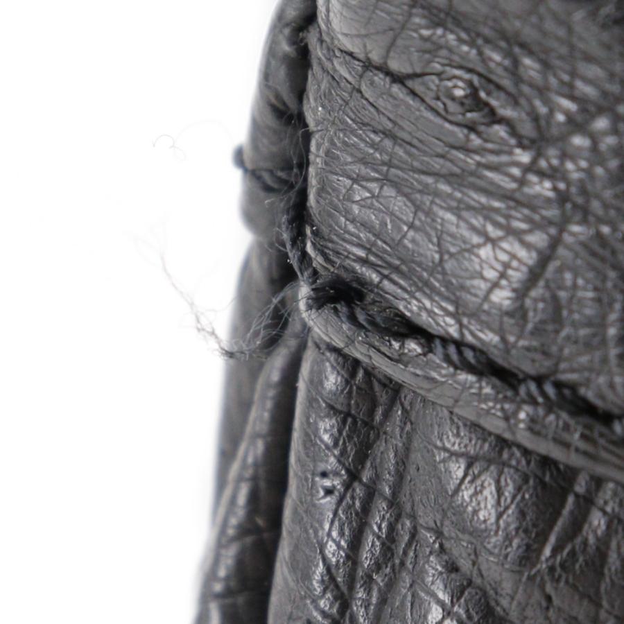 LOEWE（ロエベ） ヴィンテージ トートバッグ オーストリッチ 黒