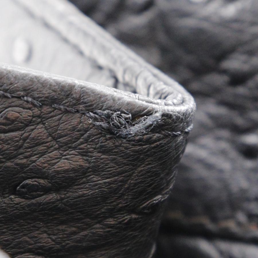 LOEWE ロエベ ヴィンテージ トートバッグ オーストリッチ 黒  