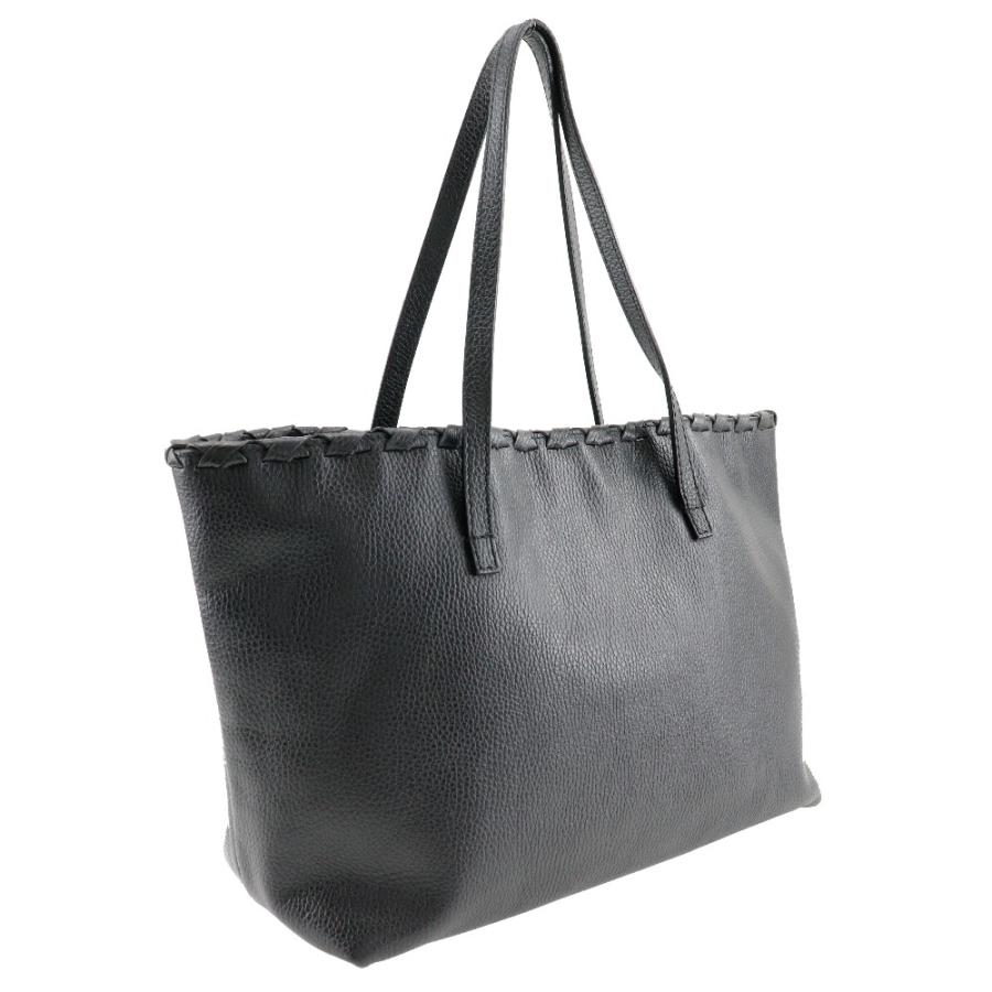 GUCCI グッチ バンブー フリンジ 354665 トートバッグ レザー 黒 