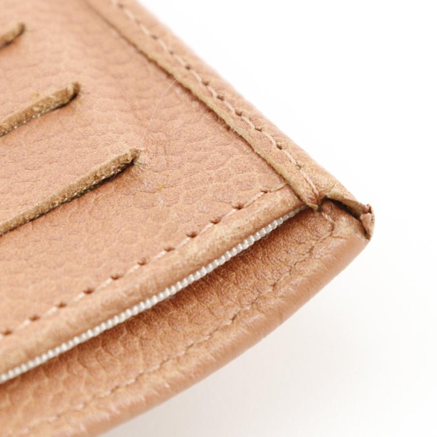 CHANEL（シャネル） ココマーク 三つ折り財布 キャビアスキン ピンク