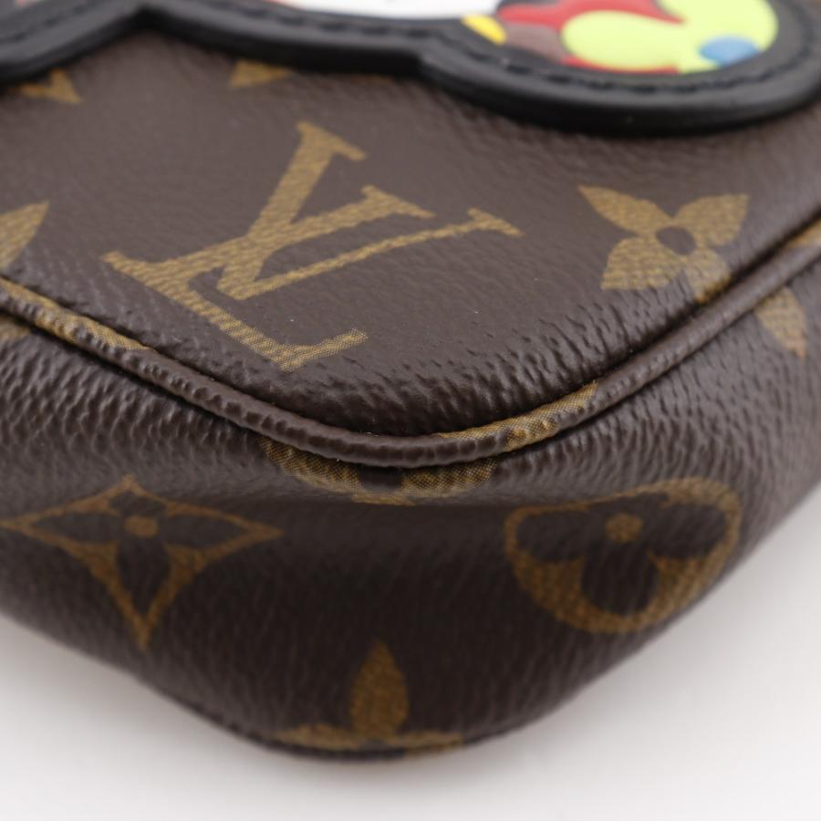 【LOUIS VUITTON】ルイ・ヴィトン LV×TM ポシェット･アクセソワール アクセサリーポーチ 村上隆 パンダ M13440 モノグラムキャンバス 茶 レディース ショルダーバッグ LOUIS VUITTON（ルイ・ヴィトン） LV x TM ポシェット アクセソワール