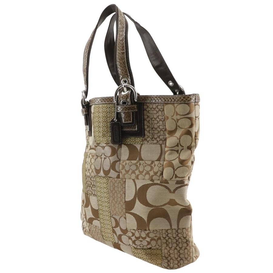 COACH コーチ シグネチャーパッチワーク 10089 トートバッグ ナイロン