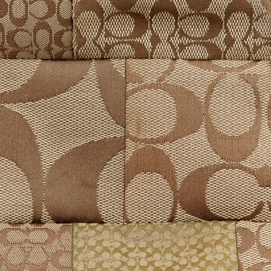 COACH コーチ シグネチャーパッチワーク 10089 ナイロンキャンバス 茶 トートバッグ COACH（コーチ） シグネチャーパッチワーク 10089 トートバッグ