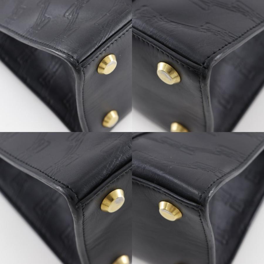 BALENCIAGA 黒 レザー風 ハードケース BALENCIAGA 黒 レザー風 ハードケース