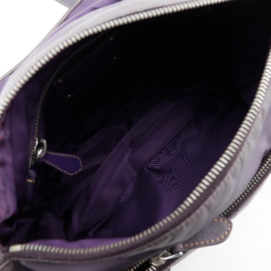 PRADA（プラダ） BT0687 ショルダーバッグ ナイロン×レザー MIRTILLO