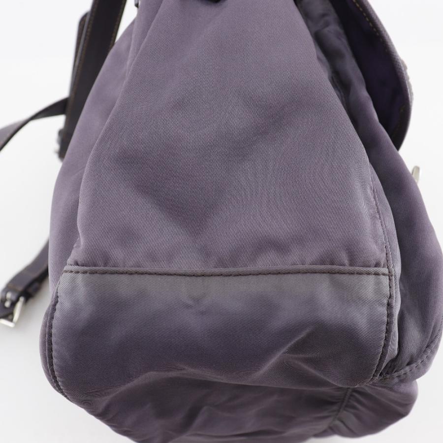 PRADA プラダ 薄紫 ナイロンショルダーバッグ PRADA（プラダ） BT0687 ショルダーバッグ ナイロン×レザー MIRTILLO