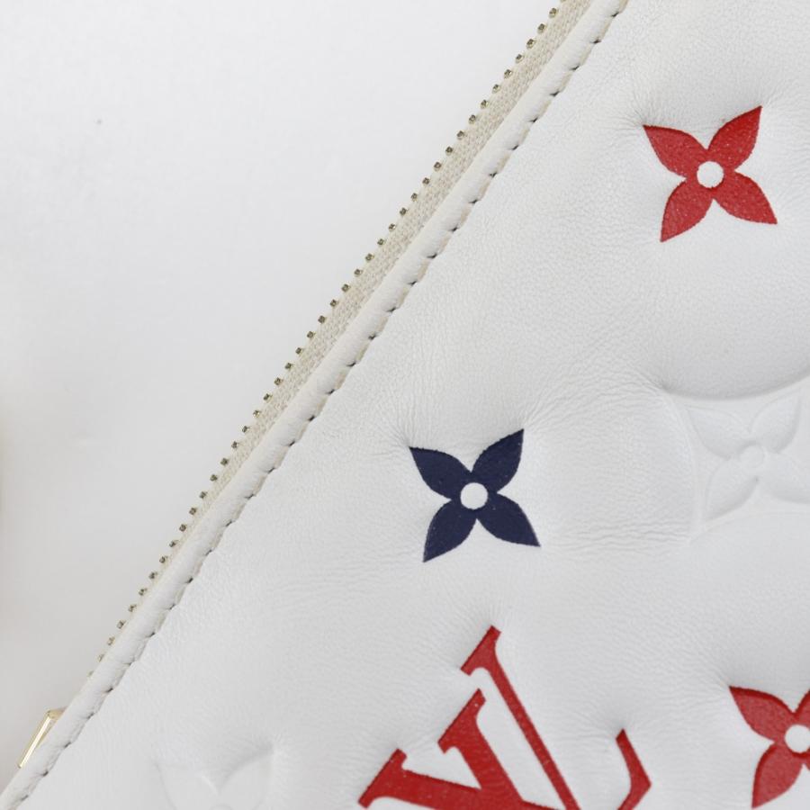 【LOUIS VUITTON】ルイ・ヴィトン クッサンPM モノグラム 2WAYクラッチ M23466 羊革 白 レディース ショルダーバッグ LOUIS VUITTON（ルイ・ヴィトン） クッサンPM モノグラム 2WAYクラッチ