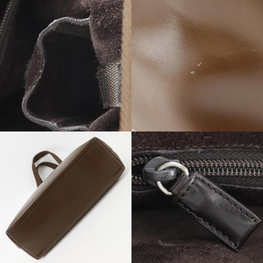 PRADA（プラダ） ロゴ B9314 トートバッグ レザー 茶 レディース