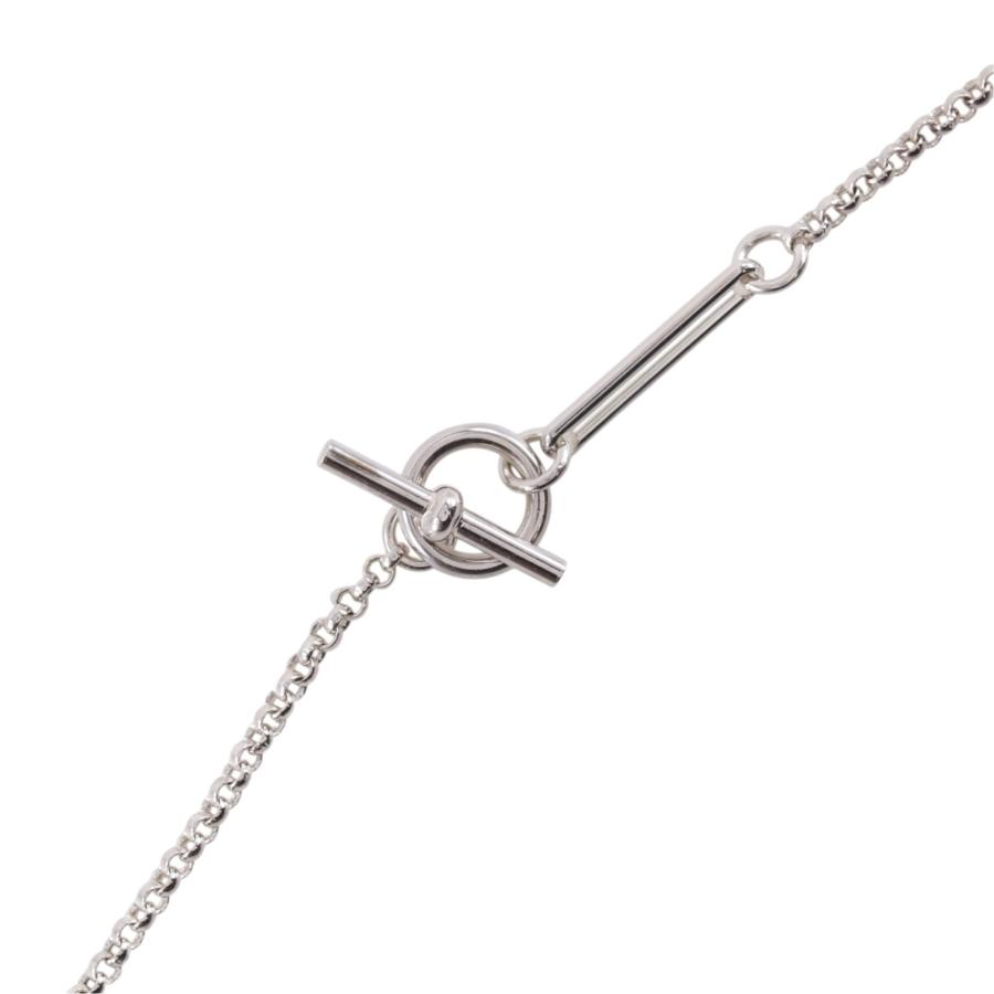 HERMES（エルメス） エクスリブリスMM ネックレス シルバー925×K18YG