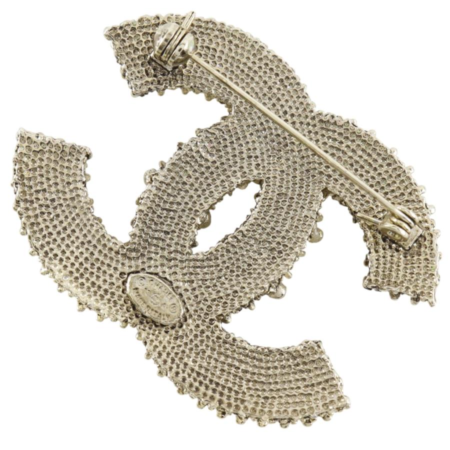 CHANEL（シャネル） ココマーク 13A ブローチ 金属製×フェイクパール