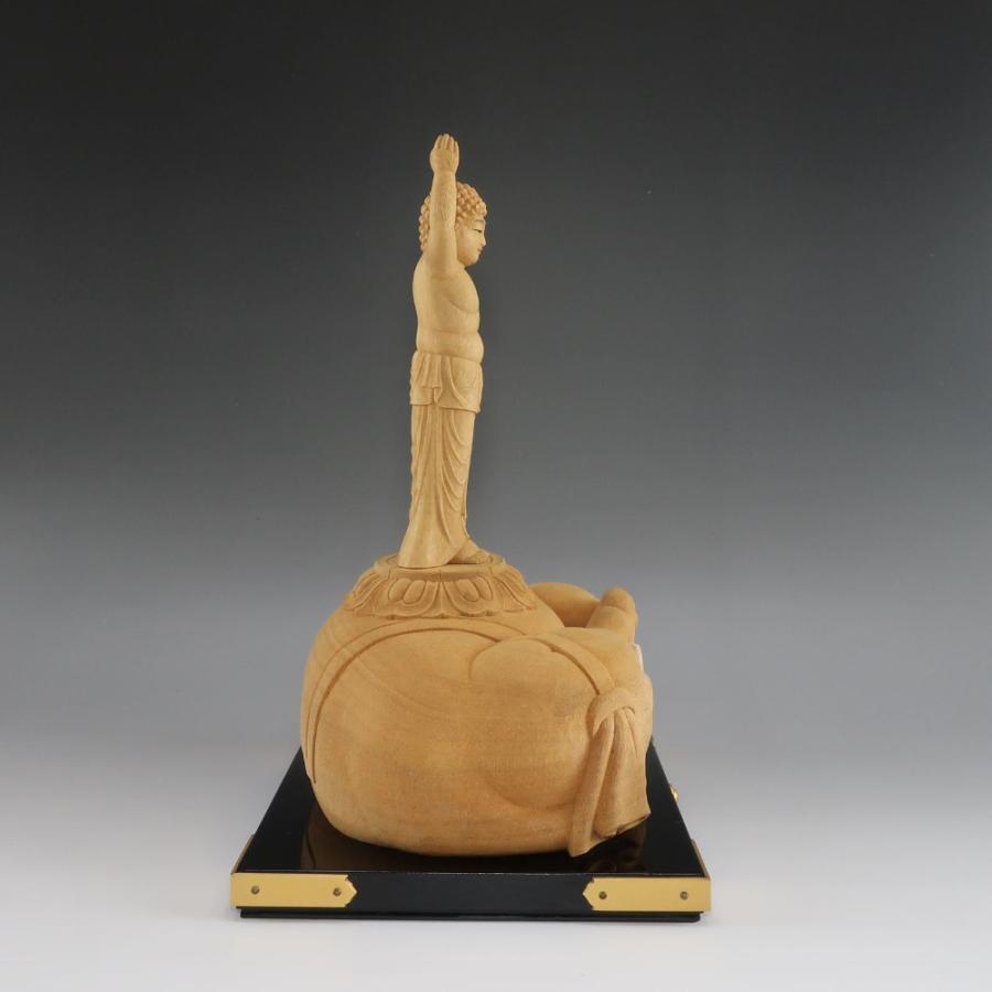 希少作 大佛師 松久宗琳 作 【 誕生仏 】 奉造仏 共箱 四天王寺 成田山