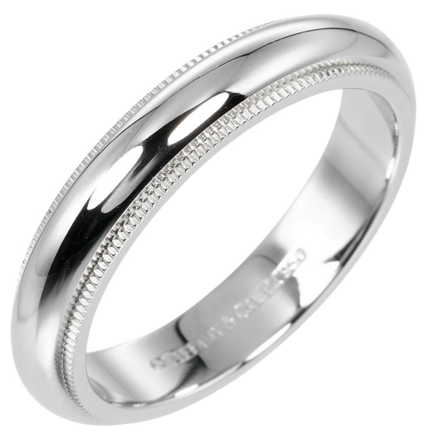 ティファニー TIFFANY&Co. トゥギャザー ミルグレイン 13.5号 リング 