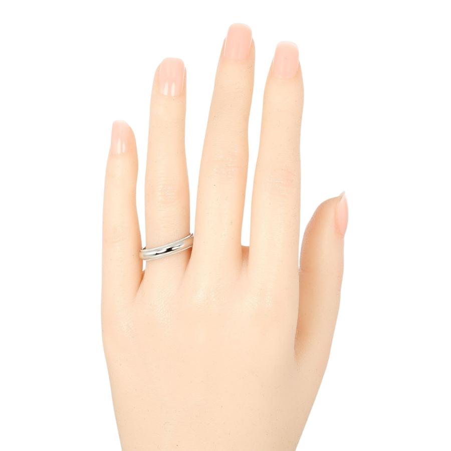 ティファニー TIFFANY&Co. トゥギャザー ミルグレイン 13.5号 リング 