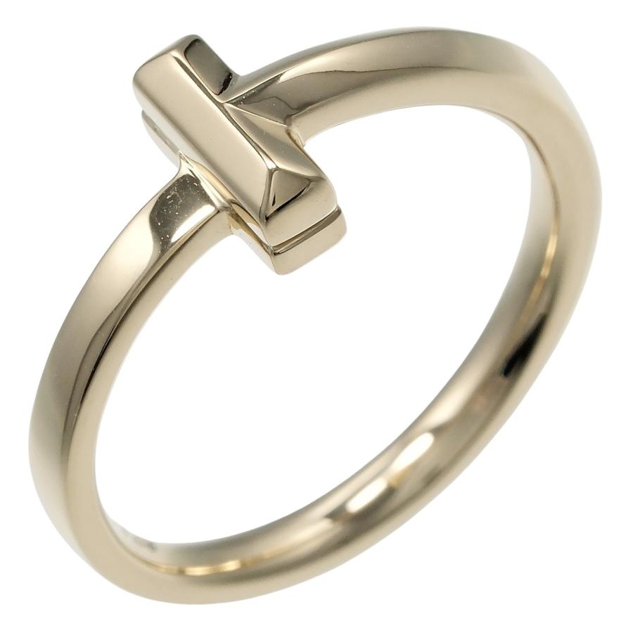 TIFFANY&Co.（ティファニー） リング Tワン 8号 指輪 K18YG イエロー 