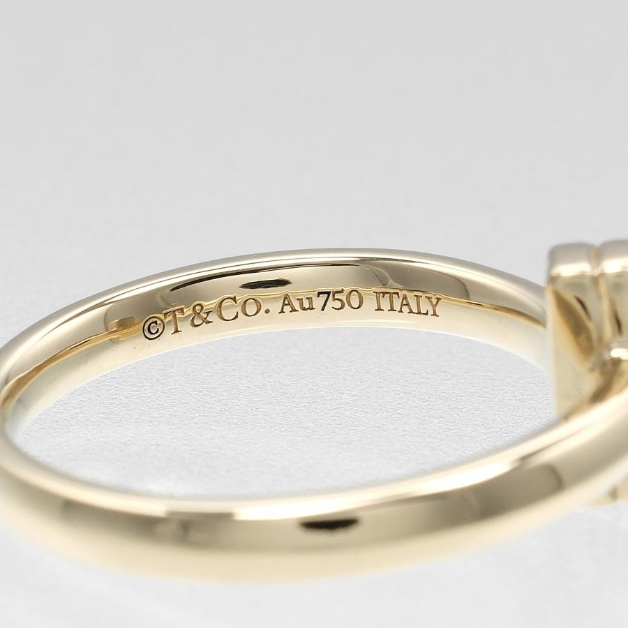 TIFFANY&Co.（ティファニー） リング Tワン 8号 指輪 K18YG イエロー 