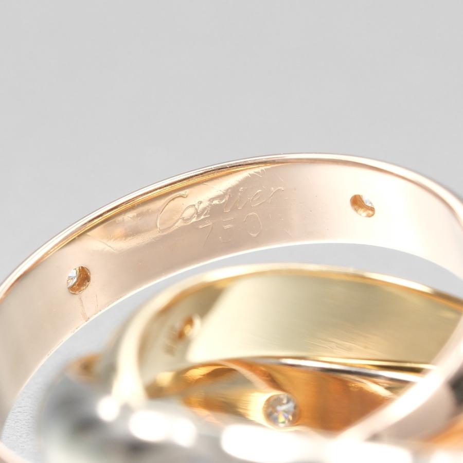 Cartier（カルティエ） リング トリニティ 7号 指輪 3.5mmバンド K18