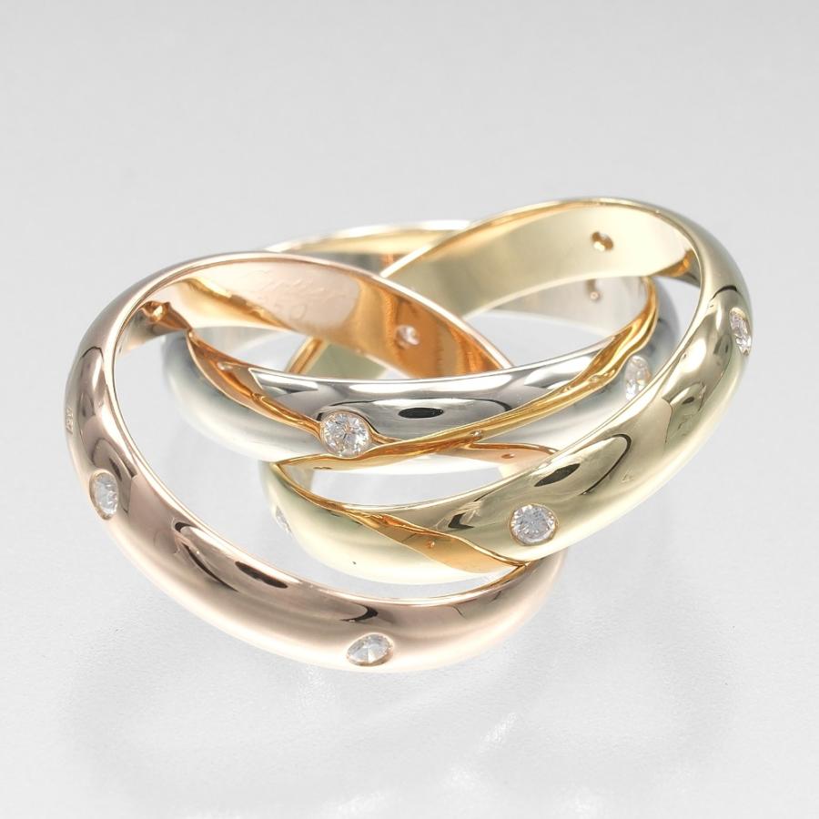 Cartier（カルティエ） リング トリニティ 7号 指輪 3.5mmバンド K18