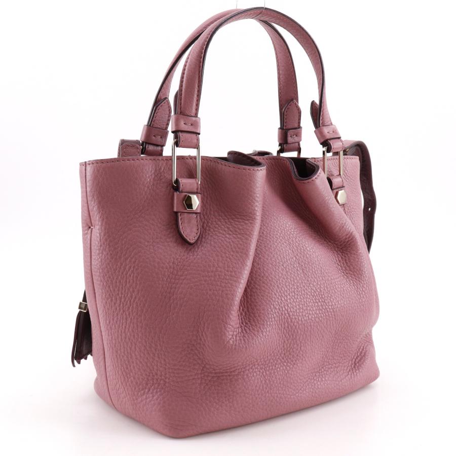 TOD'S トッズ フラワーバッグ 2WAYショルダー ハンドバッグ カーフ