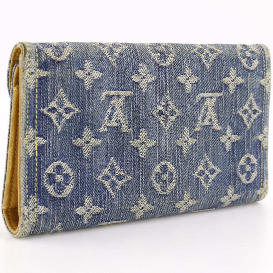 【訳あり】ルイヴィトン モノグラム デニム ポルトフォイユ アメリア 長財布 LOUIS VUITTON（ルイ・ヴィトン） ポルトフォイユ・アメリア M95511