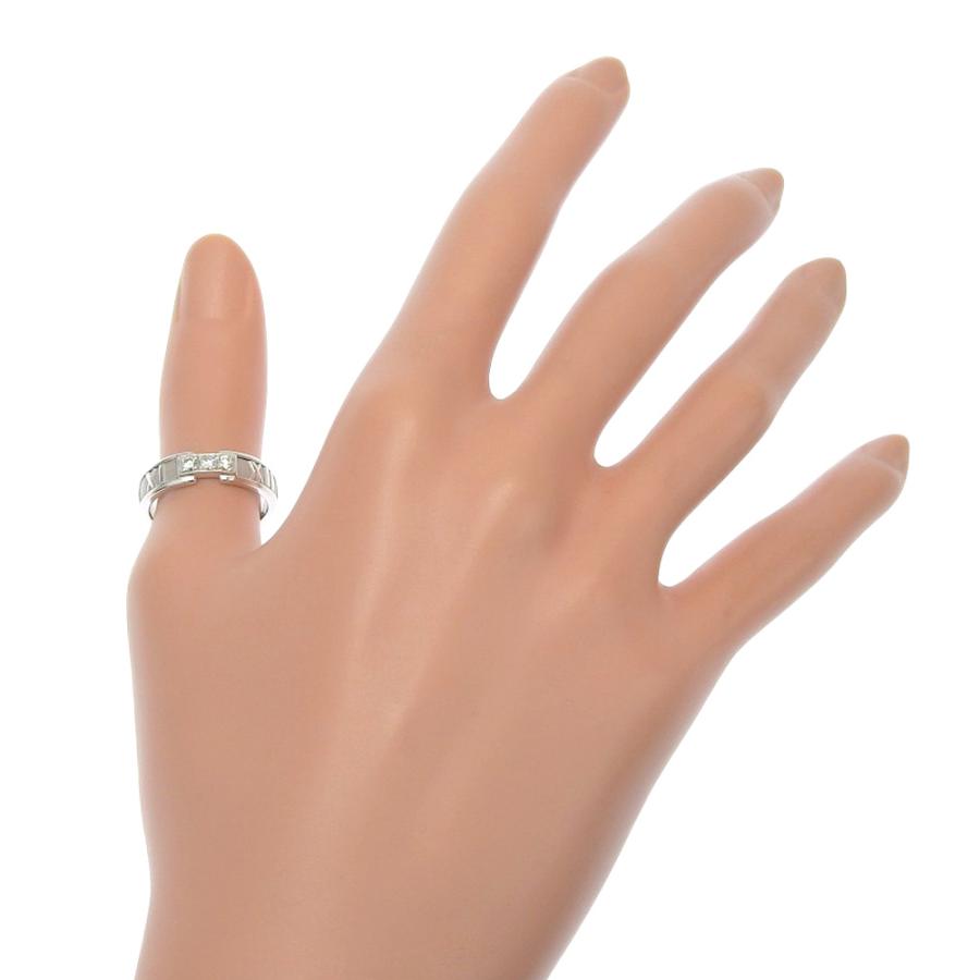TIFFANY&Co. ティファニー アトラス 3Pダイヤ リング・指輪 K18WG 