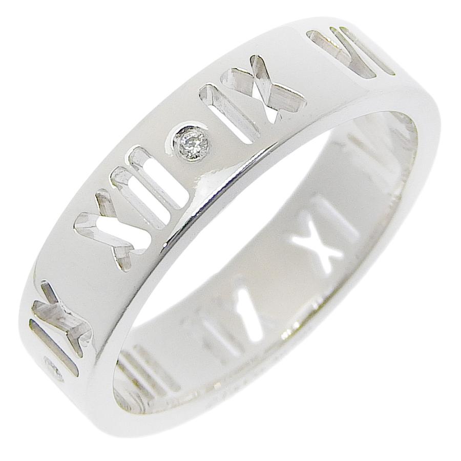TIFFANY&Co. ティファニー アトラス 4Pダイヤ リング・指輪 K18WG 