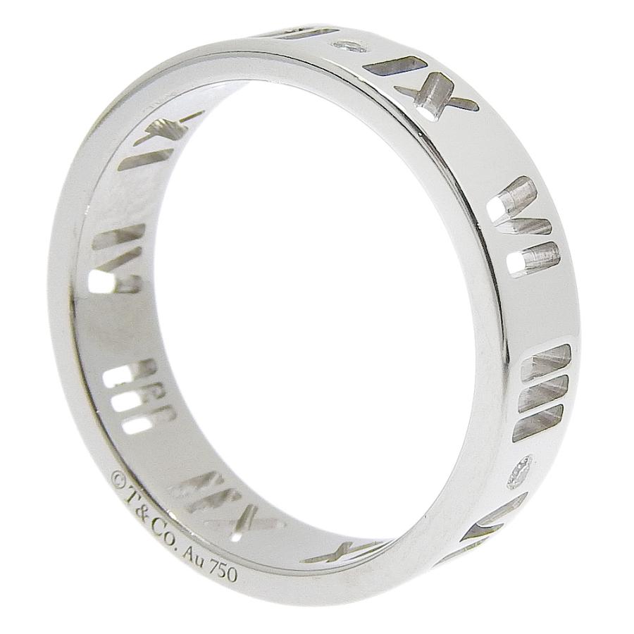 TIFFANY&Co. ティファニー アトラス 4Pダイヤ リング・指輪 K18WG 