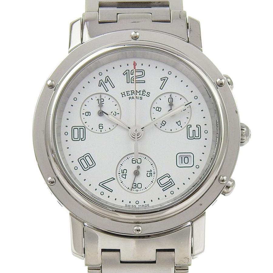 Hermes エルメス　クリッパー　腕時計　CL1 910 HERMES エルメス CL1.910 クリッパー 腕時計 ステンレススチール/SS