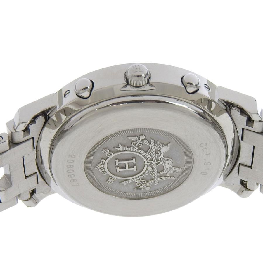 HERMES（エルメス） クリッパー CL1.910 腕時計 SS クオーツ クロノ